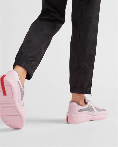 pink prada cup sneakers|prada americas cup sneakers sale.